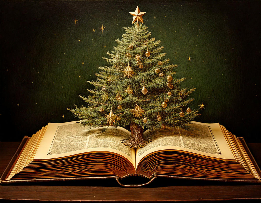 Diamond painting boek gevuld met kerstboom 